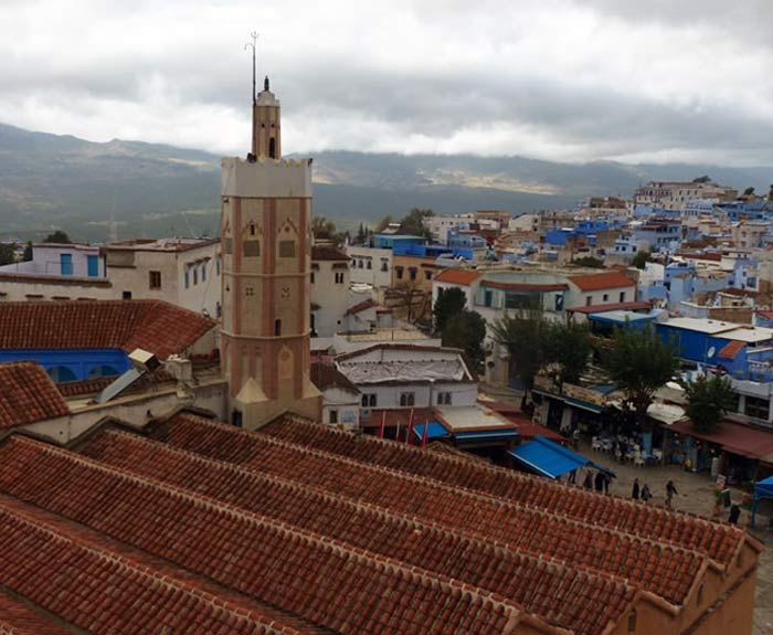 Compound ground of The Great Mosque of Chefchaouen.