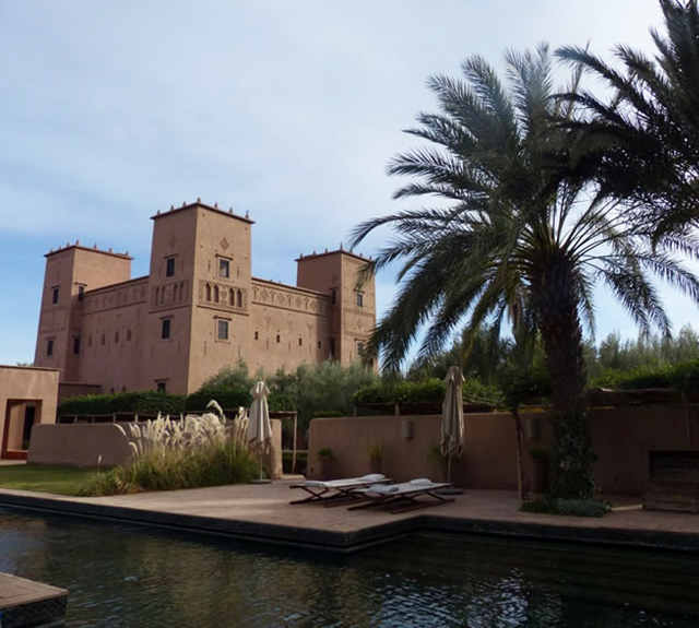 A luxury Moroccan hotel, the Dar Ahlam.