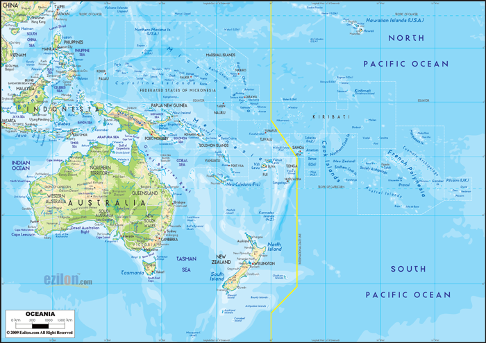 Italian Wikipedia map of Oceania