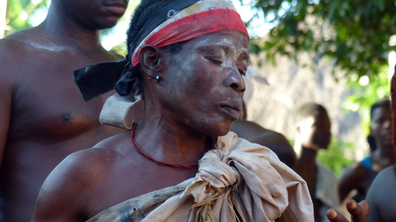 Robin driving the safari jeep. 