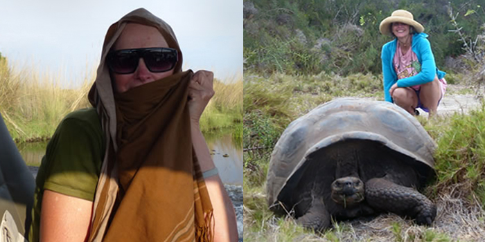 Nancy on Safari in Capetown, Southern Africa