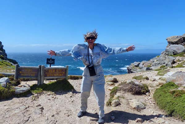 A very windy day at Cape Good Hope.