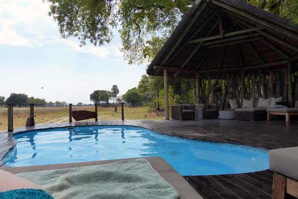 Chitabe Lediba swimming pool on a sunny day.