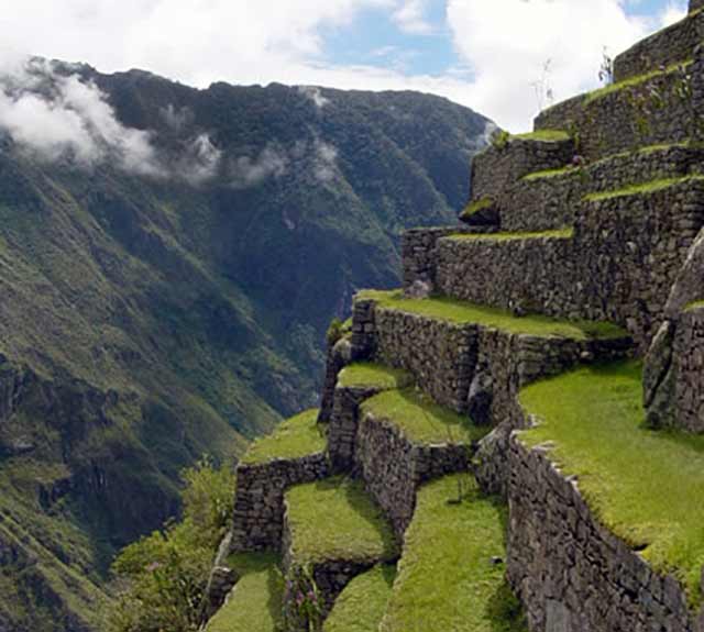 The steps to Macchu Picchu.