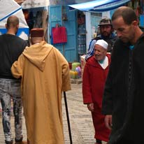 Men walking in the Medina