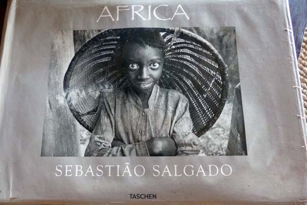 A canvas poster with a beautiful African child on the front.