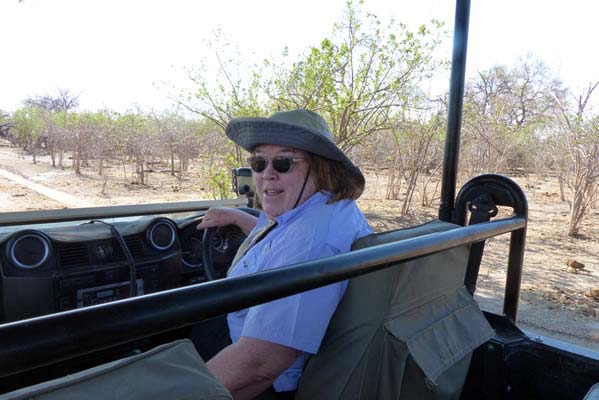 On the way to Safari by Land  Rover.