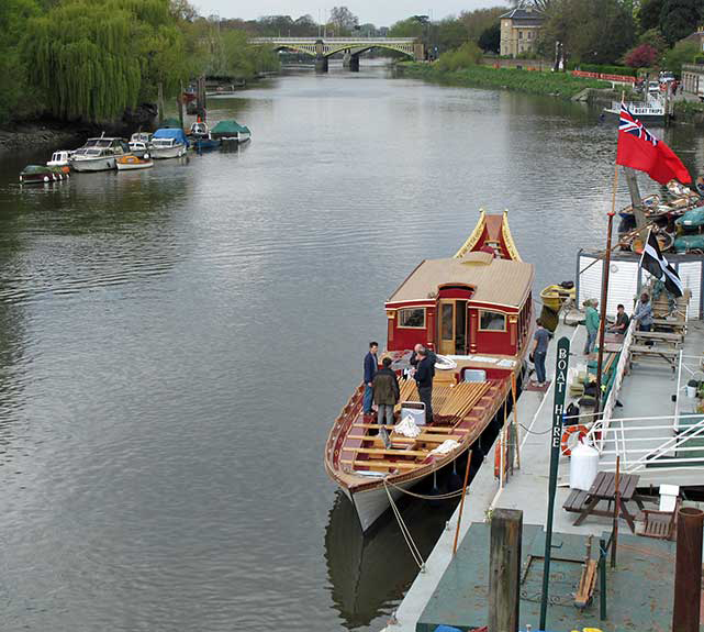 The Royal Barge Gloriana at Richmond