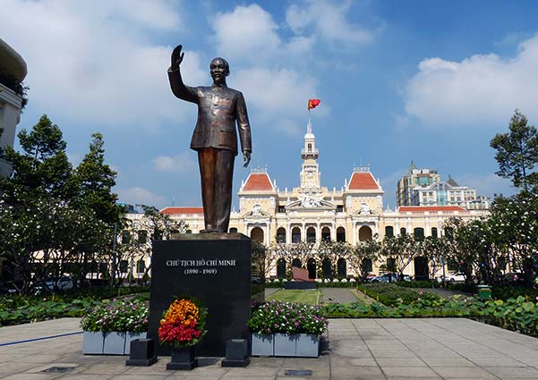 Former Hotel de Ville/City Hall, Ho Chi Minh City (Saigon), a nod to its colonial French architecture